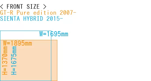 #GT-R Pure edition 2007- + SIENTA HYBRID 2015-